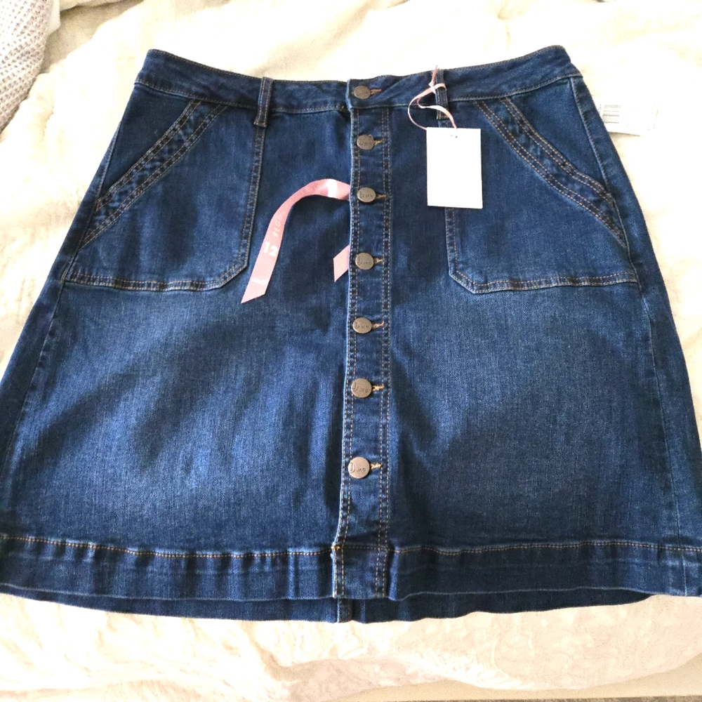 Jag denim skirt